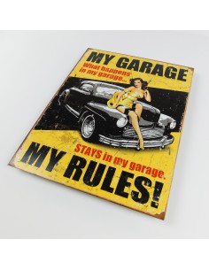 16" My Garage My Rules Tin... 2