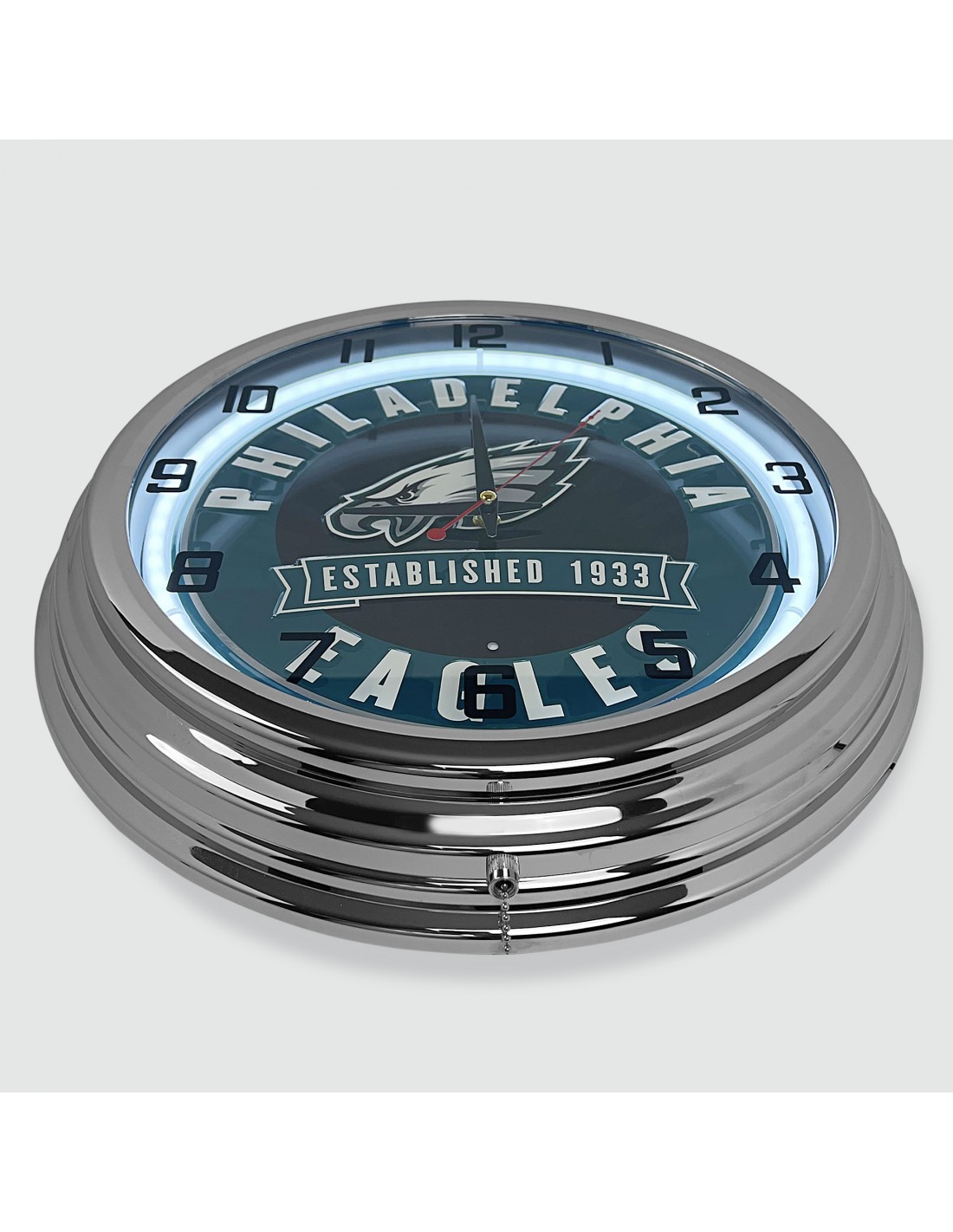 thumbnail image 2 of Philadelphia Eagles Wall Clock E419 - Personalized Option Available! Add Your Name - Acrylic Modern Design 2 of 2