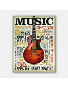 16" Music Inspires Me Rocks...