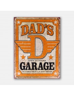 16" Dad's Garage Open 24...