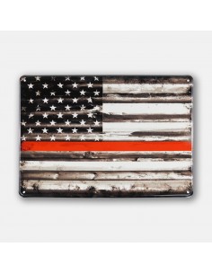 13.5" X 9.5" Thin Red Line...