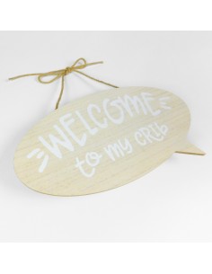 12" X 6" Welcome To My Crib... 2